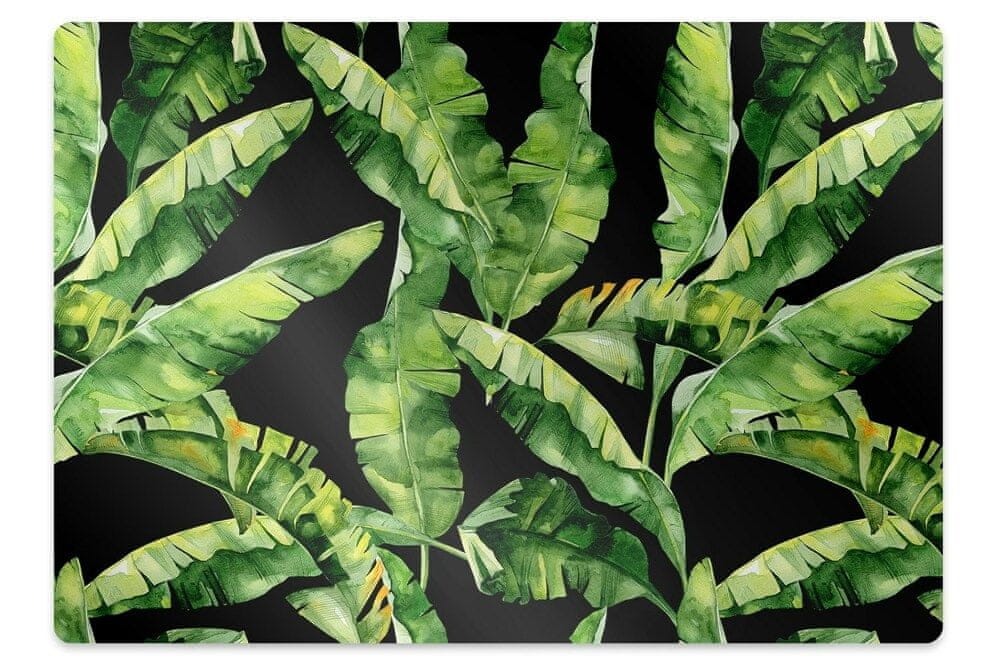 kobercomat.sk Podložka pod kolieskovú stoličku tropical leaf 100x70 cm 